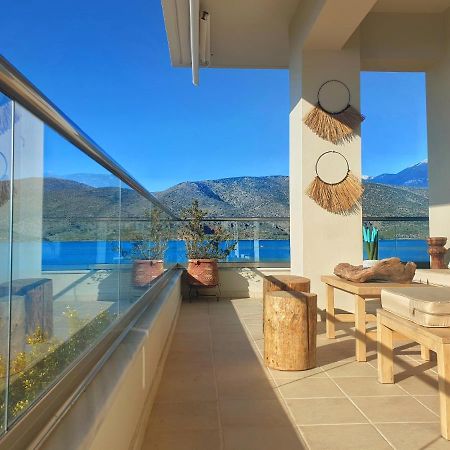 Boho Beach House In Itea-Delphi Екстер'єр фото