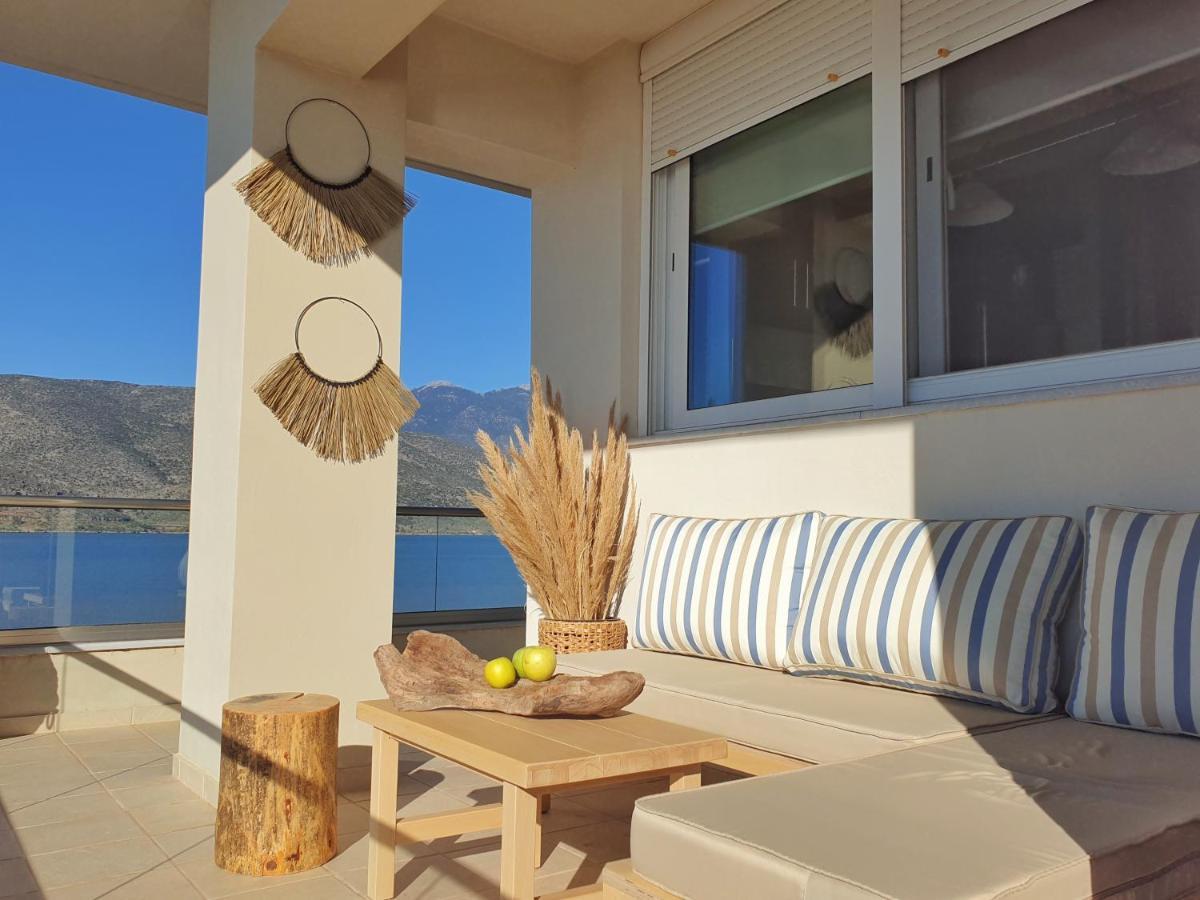 Boho Beach House In Itea-Delphi Екстер'єр фото