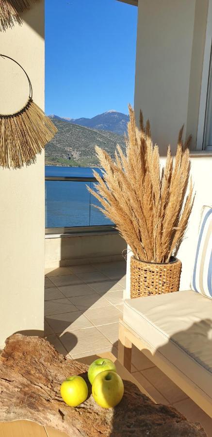 Boho Beach House In Itea-Delphi Екстер'єр фото