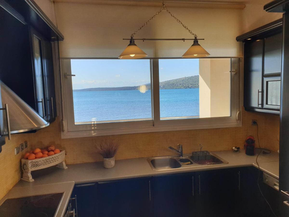 Boho Beach House In Itea-Delphi Екстер'єр фото