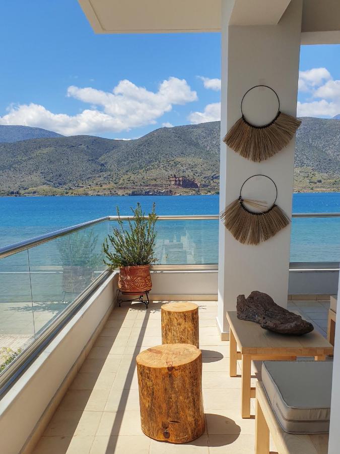Boho Beach House In Itea-Delphi Екстер'єр фото