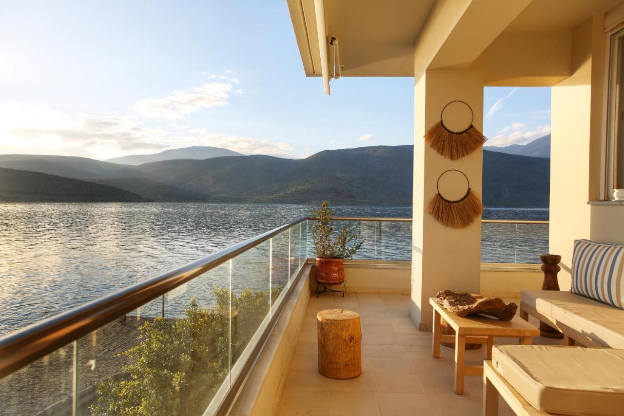 Boho Beach House In Itea-Delphi Екстер'єр фото