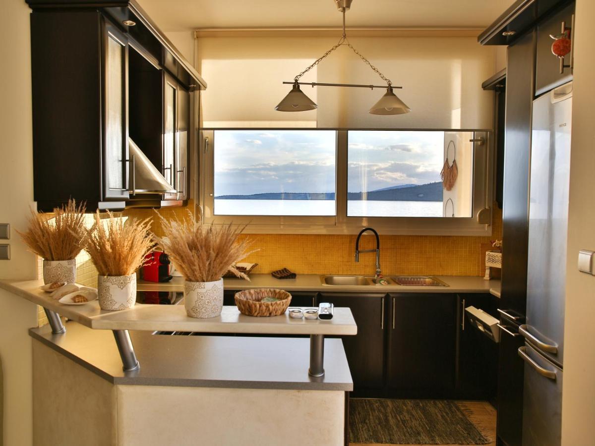 Boho Beach House In Itea-Delphi Екстер'єр фото